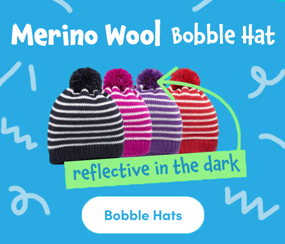 Winter Autumn Merino Wool Kids Hats