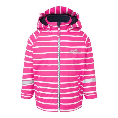 Outdoor Fleece Lined Jacket - Pretty Pink Stripe