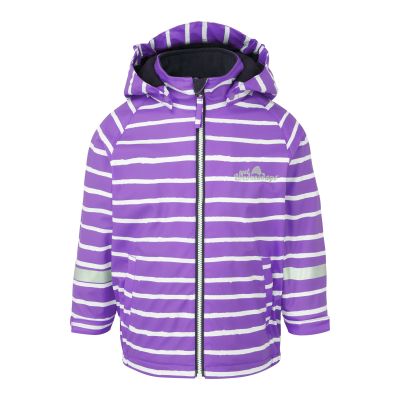 Outdoor Fleece Lined Jacket - Perfect Purple Stripe