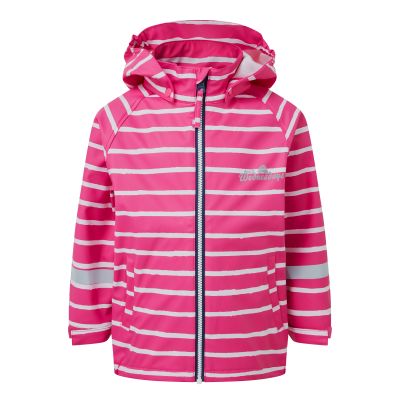 Outdoors Rain Jacket - Pretty Pink Stripe