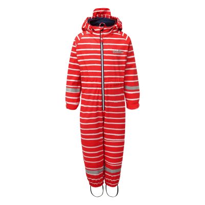 Outdoors Fleece Lined All in One - Racing Red Stripe