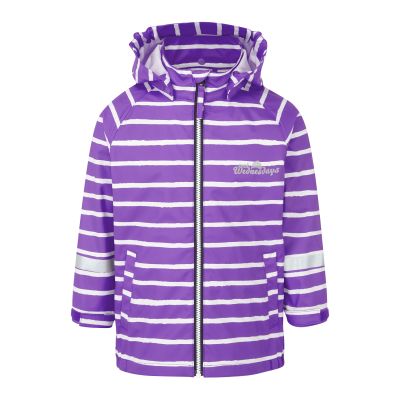 Outdoors Rain Jacket - Perfect Purple Stripe