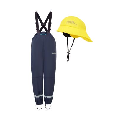Outdoors Dungarees & Sou'wester Rain Hat