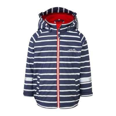 Outdoor Fleece Lined Jacket - Sailor Blue Stripe