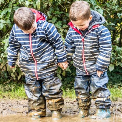 Outdoors Fleece Lined Trousers - Sailor Blue  - Alternative Image