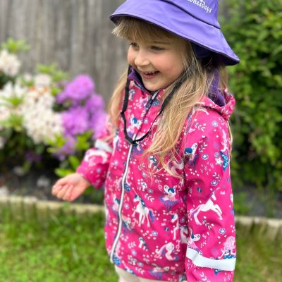 Scandi Fleece Lined Jacket - Unicorn Mermaid Magic  - Alternative Image