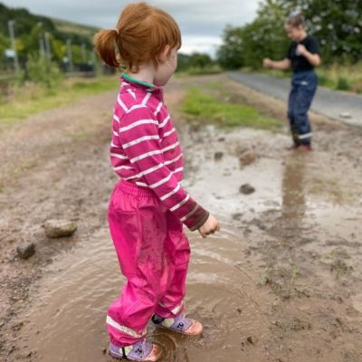 Outdoor Trousers - Pretty Pink  - Alternative Image