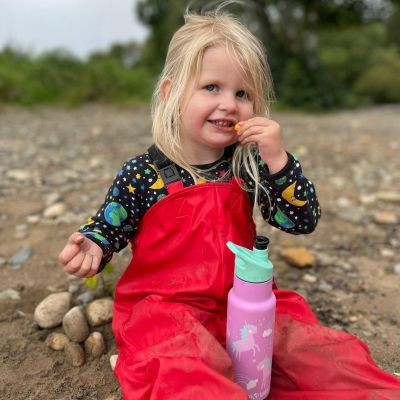 Outdoors Dungaree - Racing Red  - Alternative Image