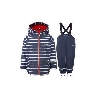 Fleece Lined Jacket & Unlined Dungaree Set